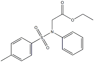 N-Tosyl-L-phenylglycine ethyl ester Structure