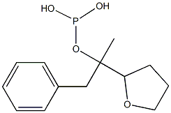 Phosphorous acid benzyl(methyl)2-oxolanylmethyl ester 구조식 이미지