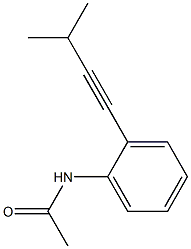 N-[2-(3-Methyl-1-butynyl)phenyl]acetamide 구조식 이미지