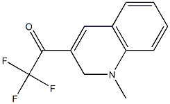 1-Methyl-3-(trifluoroacetyl)-1,2-dihydroquinoline 구조식 이미지