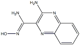 3-Aminoquinoxaline-2-carboxamide oxime 구조식 이미지