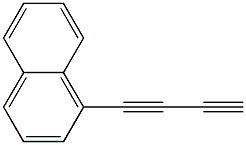 1-(1,3-Butadiynyl)naphthalene Structure