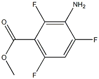 3-Amino-2,4,6-trifluorobenzoic acid methyl ester Structure