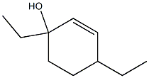 1,4-Diethyl-2-cyclohexen-1-ol Structure