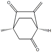(1S,4S)-4-Methyl-6-methylenebicyclo[2.2.2]octane-2,5-dione Structure
