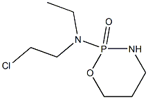 Tetrahydro-2-[N-(2-chloroethyl)-N-ethylamino]-2H-1,3,2-oxazaphosphorine 2-oxide 구조식 이미지