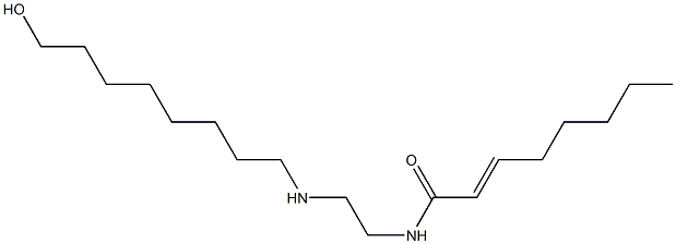 N-[2-[(8-Hydroxyoctyl)amino]ethyl]-2-octenamide Structure