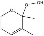 (2,3-Dimethyl-5,6-dihydro-2H-pyran)-2-yl hydroperoxide Structure