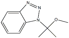 1-(1-Methoxy-1-methylethyl)-1H-benzotriazole 구조식 이미지