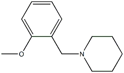 1-(2-Methoxybenzyl)piperidine 구조식 이미지