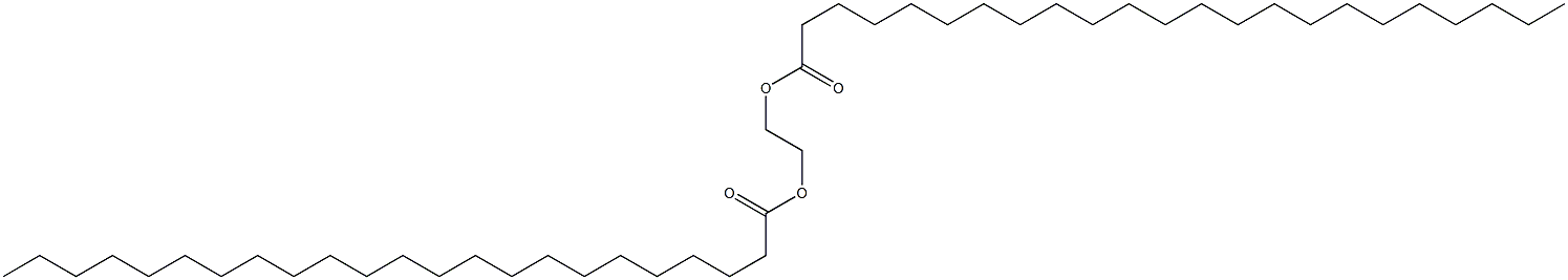 Ditricosanoic acid 1,2-ethanediyl ester Structure
