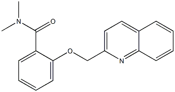 N,N-Dimethyl-2-(2-quinolylmethoxy)benzamide 구조식 이미지