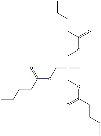 Ethylidynetris(methanol pentanoate) Structure