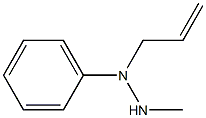 1-Phenyl-1-allyl-2-methylhydrazine 구조식 이미지