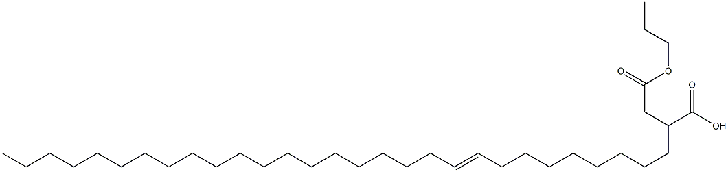 2-(9-Nonacosenyl)succinic acid 1-hydrogen 4-propyl ester Structure