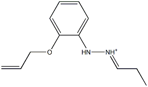 2-[2-(Allyloxy)phenyl]-1-propylidenehydrazinium 구조식 이미지