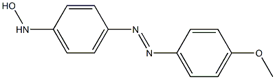 N-[p-(p-Methoxyphenylazo)phenyl]hydroxylamine 구조식 이미지