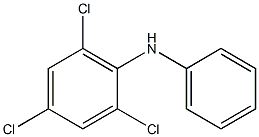 N-(2,4,6-Trichlorophenyl)benzenamine 구조식 이미지