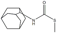 (Adamantan-2-yl)thiocarbamic acid S-methyl ester 구조식 이미지