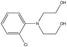 N,N-Bis(2-hydroxyethyl)-2-chloroaniline 구조식 이미지