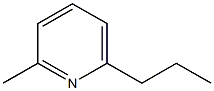 2-Methyl-6-propylpyridine 구조식 이미지