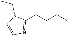 1-Ethyl-2-butyl-1H-imidazole 구조식 이미지