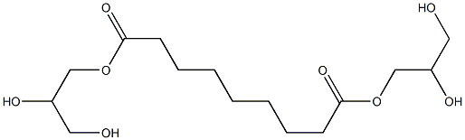 Azelaic acid bis(2,3-dihydroxypropyl) ester 구조식 이미지