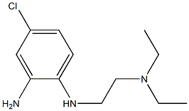 4-Chloro-N-[2-(diethylamino)ethyl]-1,2-benzenediamine 구조식 이미지