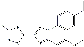 7-Ethyl-5-methoxy-2-(3-methyl-1,2,4-oxadiazol-5-yl)imidazo[1,2-a]quinoline Structure