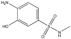 4-Amino-3-hydroxy-N-methylbenzenesulfonamide Structure