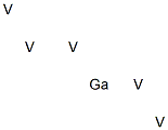 Pentavanadium gallium Structure