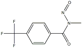 N-Nitroso-N-methyl-4-trifluoromethylbenzamide 구조식 이미지