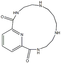 3,6,10,13,19-Pentaazabicyclo[13.3.1]nonadeca-15(19),16,18(1)-triene-2,14-dione Structure