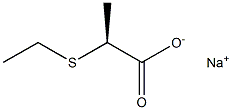 [S,(-)]-2-(Ethylthio)propionic acid sodium salt 구조식 이미지