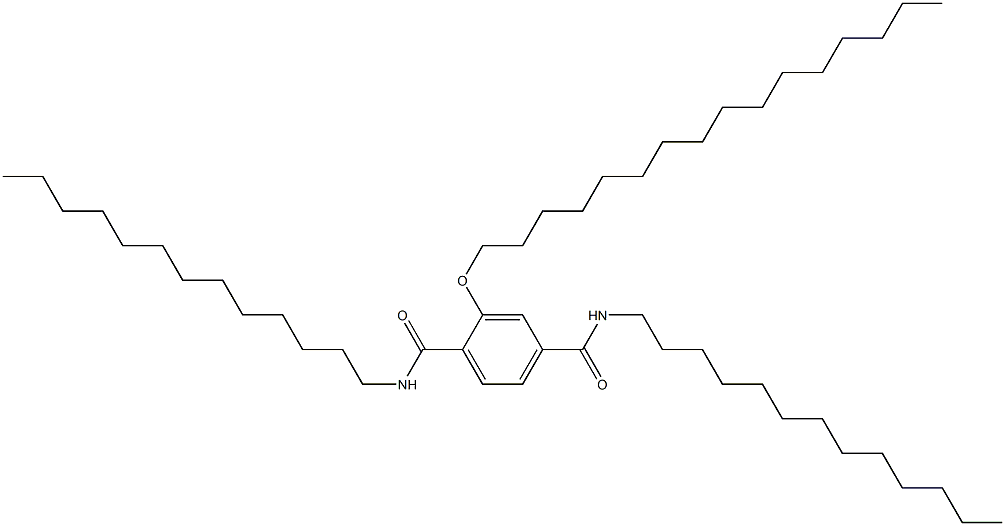 2-(Hexadecyloxy)-N,N'-ditridecylterephthalamide Structure