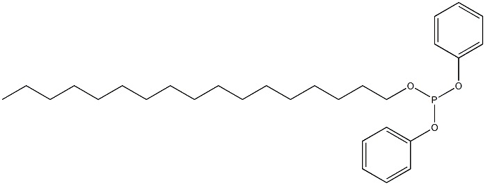 Phosphorous acid heptadecyldiphenyl ester Structure