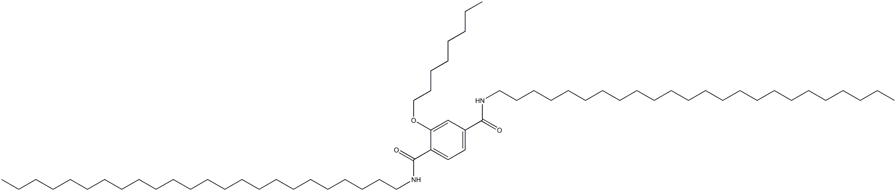 2-(Octyloxy)-N,N'-ditetracosylterephthalamide Structure