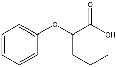 2-Phenoxypentanoic acid 구조식 이미지