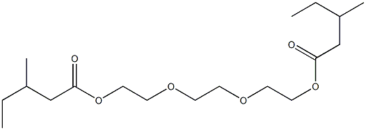 2,2'-(Ethylenebisoxy)bisethanol di(3-ethylbutyrate) 구조식 이미지