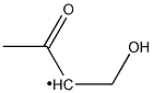1-Hydroxy-3-oxobutan-2-ylradical Structure