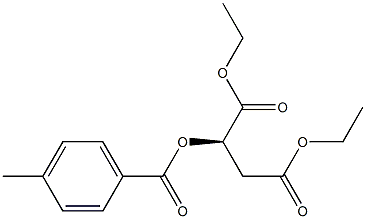 [R,(+)]-2-(p-Toluoyloxy)succinic acid diethyl ester Structure