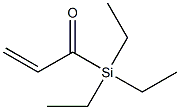 3-(Triethylsilyl)-1-propen-3-one 구조식 이미지