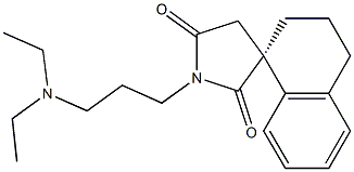 (1S)-1'-[3-(Diethylamino)propyl]-3,4-dihydrospiro[naphthalene-1(2H),3'-pyrrolidine]-2',5'-dione Structure