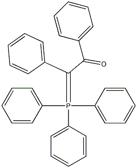 1,2-Diphenyl-2-(triphenylphosphoranylidene)ethanone Structure