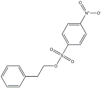 4-Nitrobenzenesulfonic acid phenethyl ester 구조식 이미지