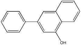 3-Phenyl-1-naphthol Structure