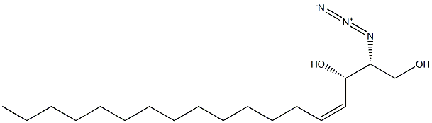 (2R,3S,4Z)-2-Azido-4-octadecene-1,3-diol 구조식 이미지