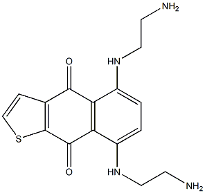 5,8-Bis[2-aminoethylamino]naphtho[2,3-b]thiophene-4,9-dione Structure