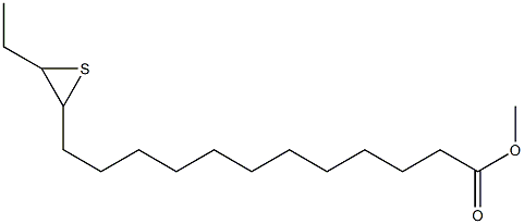 13,14-Epithiohexadecanoic acid methyl ester Structure