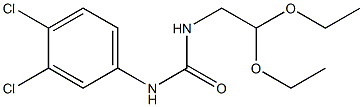 1-(3,4-Dichlorophenyl)-3-(2,2-diethoxyethyl)urea Structure